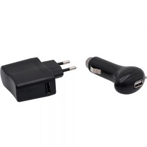 230V and car charger charger-set